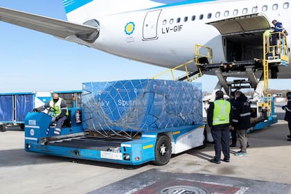 Las vacunas que llegaron hoy a Ezeiza