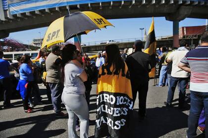 Protestas de taxista en San Juan y 9 de Julio