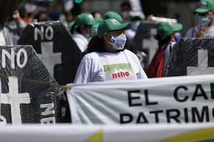 Protestas en Bogotá