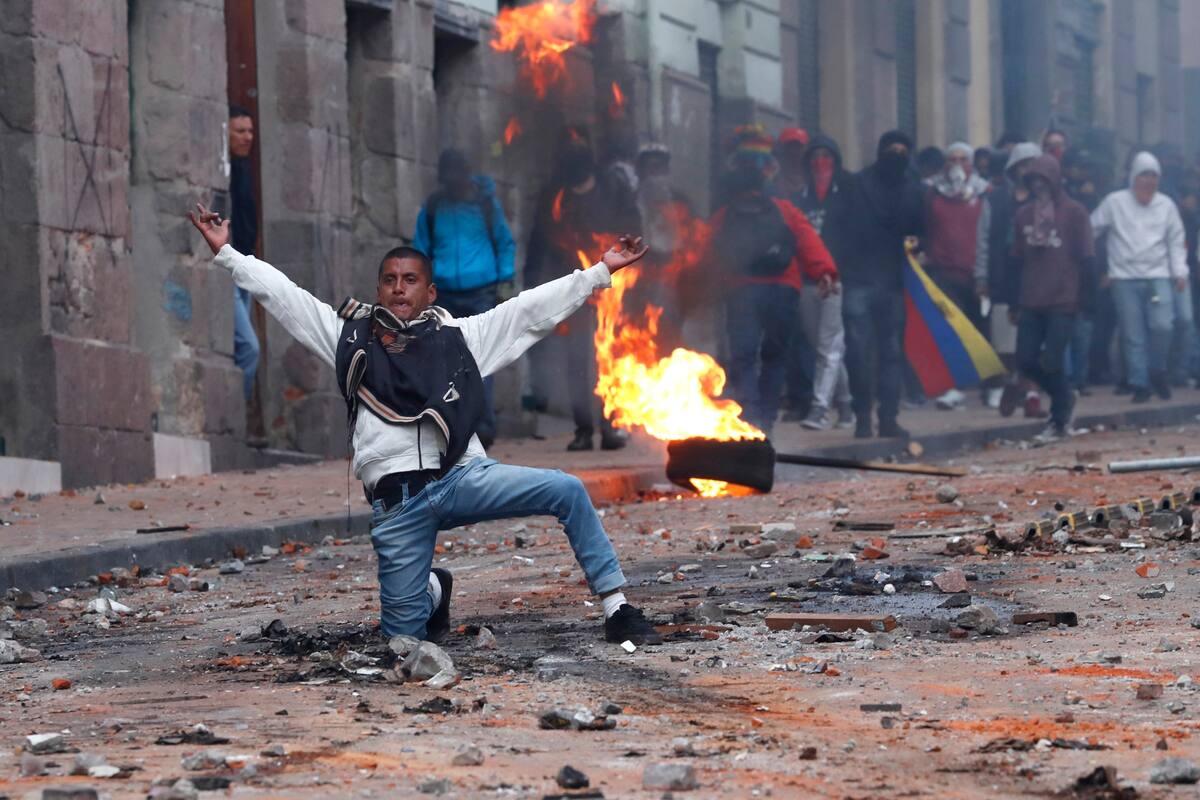 Protestas en Ecuador
