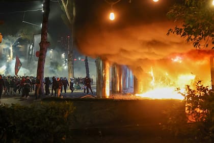 Protestas en Albania