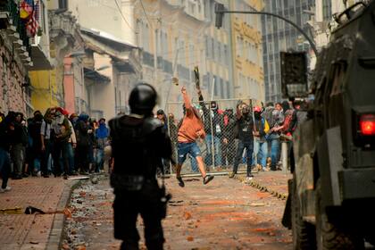 Protestas en Ecuador