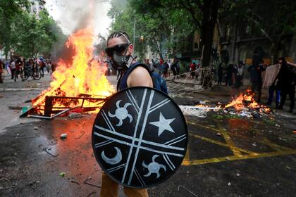 Protestas en Chile a fines de 2019