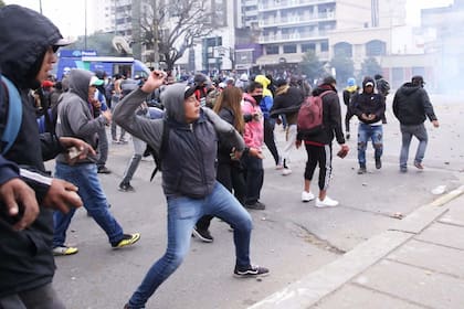 Protestas en la legislatura de Jujuy