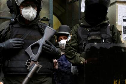 Protestas en La Paz por la apelación de Evo Morales para presentarse como candidato a senador en las próximas elecciones