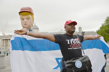 Protestas en Londres contra Trump