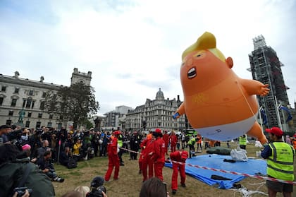 Protestas en Londres contra Trump