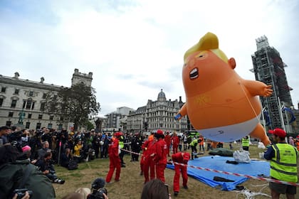 Protestas en Londres contra Trump