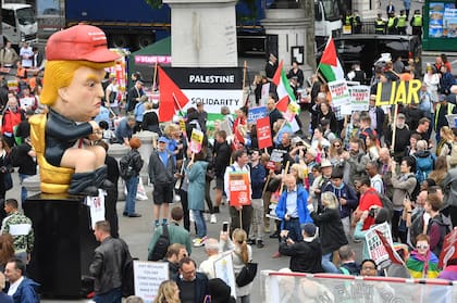Protestas en Londres contra Trump