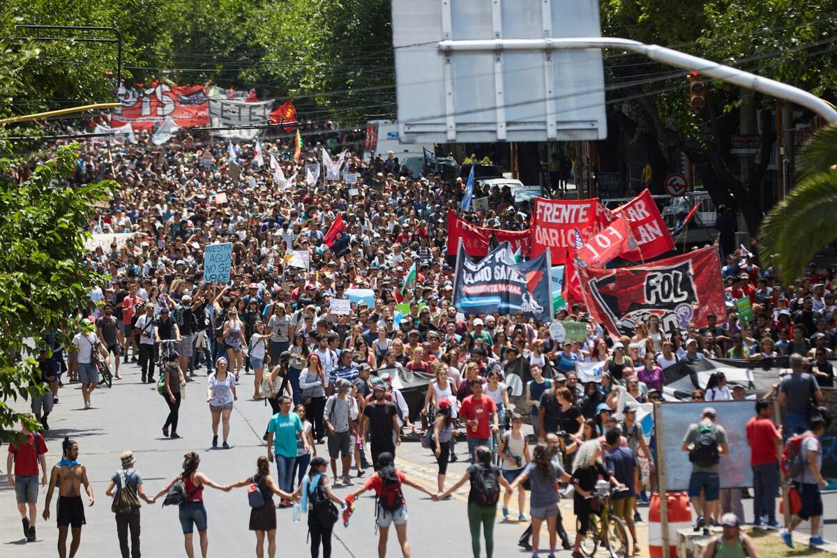 Protestas en Mendoza por cambios en la ley antiminera