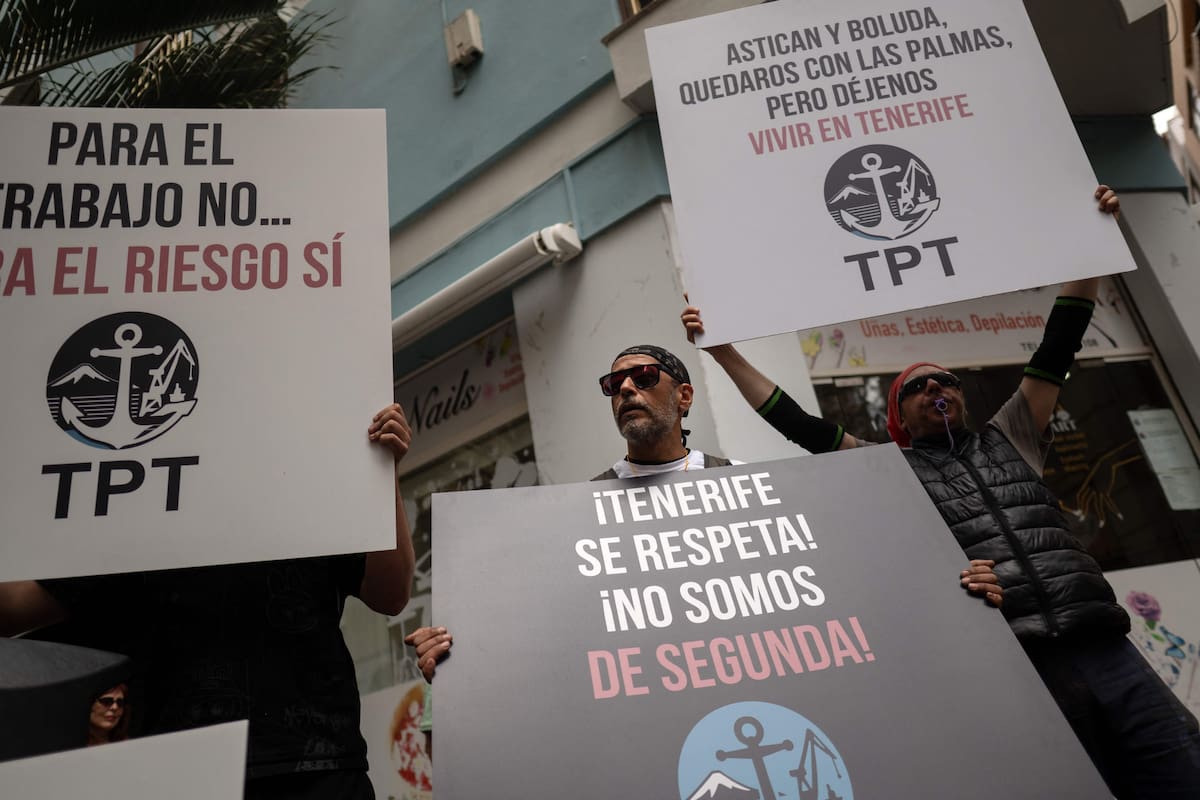 Protestas en Tenerife contra la llegada del crucero afectado por hantavirus