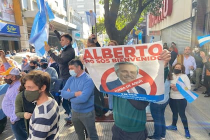 Protestas en Tucumán por la visita de Alberto Fernández