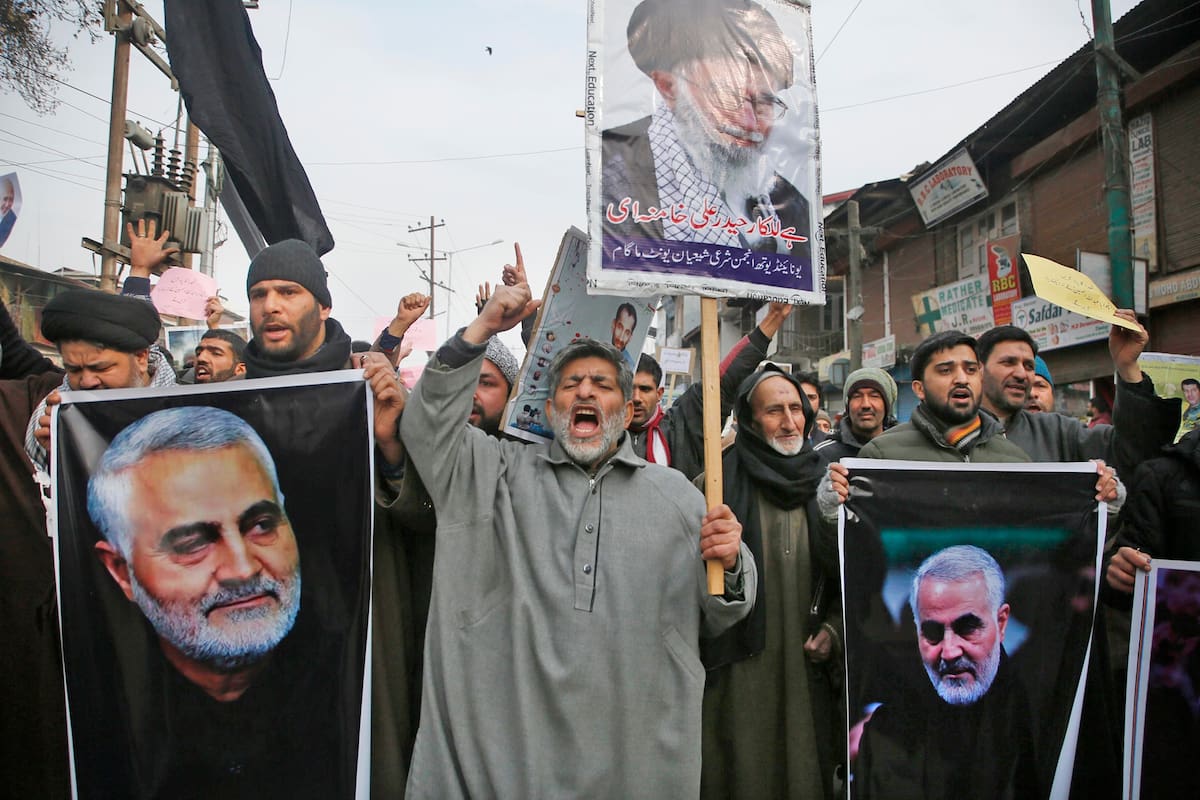 Protestas por el asesinato de Qasem Soleimani, el carismático jefe revolucionario más temido por Estados Unidos