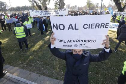 Protestas por el cierre del aeropuerto de Palomar