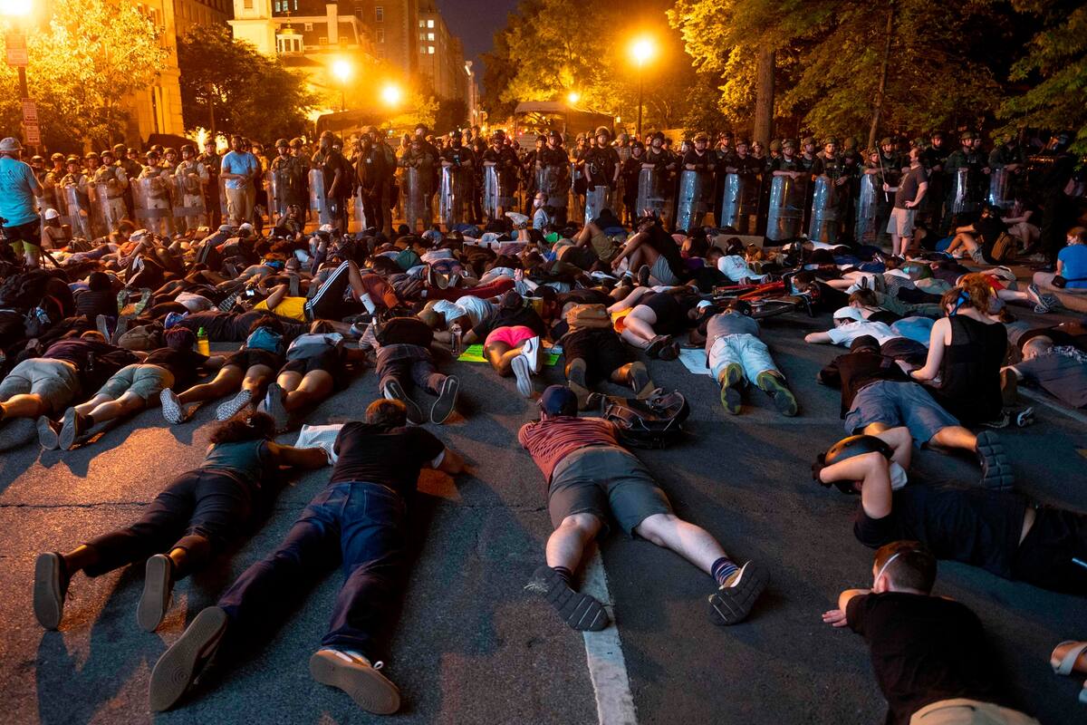 Protestas por George Floyd: militarizada como una ciudad en guerra, Washington brindó una protesta pacífica