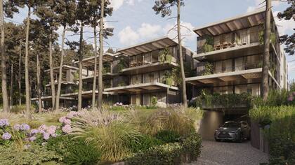Proyecto Bohouse 2 de Grupo Broer, ubicado en el barrio La Juanita, Jose Ignacio - Fabricante: Corallo Aberturas.
