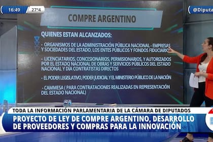 Proyecto de ley de Compre Argentino y Desarrollo de Proveedores