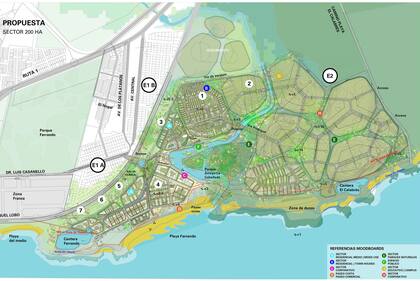 La nueva ciudad, proyecta a orillas del río