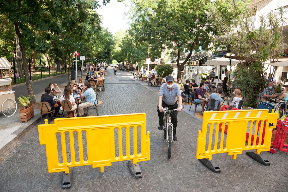 Proyecto supermanzanasCalle Echeverria entre Conde y Freire en la zona de Plaza Castelli en Belgrano R.