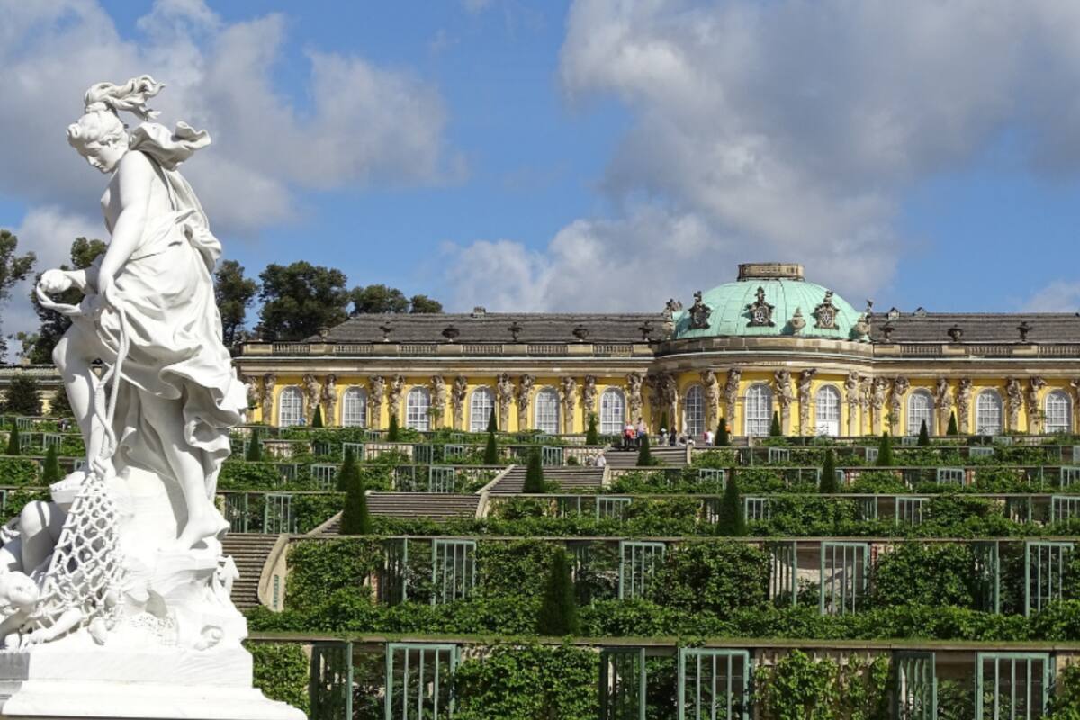 Prusia manejó los destinos del Imperio Alemán desde su creación hasta el fin de la Primera Guerra Mundial: en la foto, el palacio Sanssouci de Potsdam, retiro de verano de los reyes de Prusia