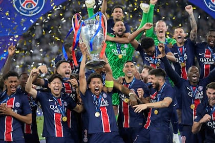 PSG salió campeón de la Champions League