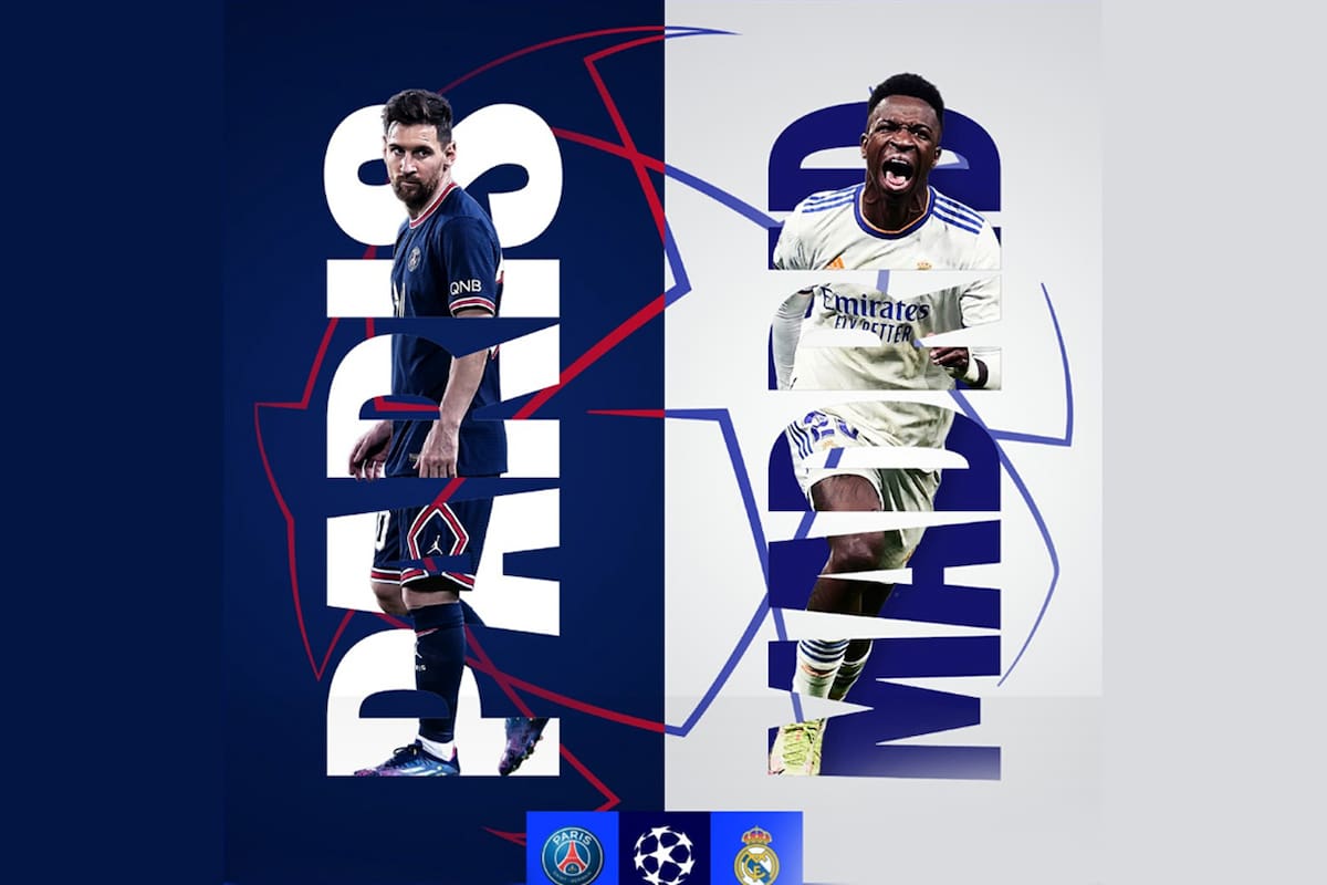 PSG vs Real Madrid, el gran cruce de los octavos de final de la Champions League