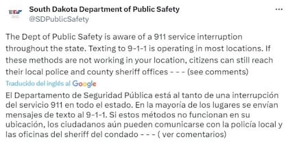 Publicación del Departamento de Seguridad Pública de Dakota del Sur