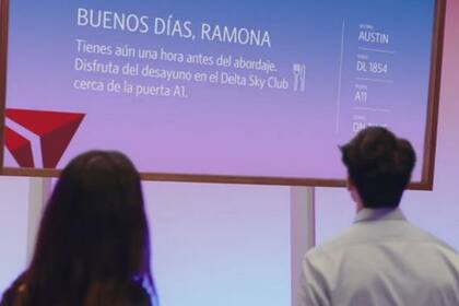Puede usarse, por ejemplo, para mostrar mensajes en distintos idiomas