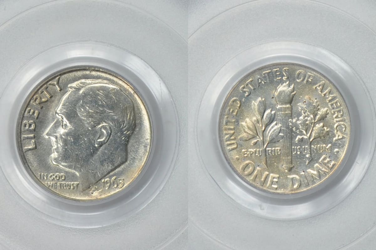 Pueden haberse originado de 20 a 100 unidades de estas monedas de diez centavos con un error de transición que hoy son valiosas para los coleccionistas en Estados Unidos