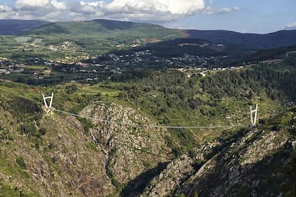 Puente de Arouca, construido en una zona con dificultades geográficas