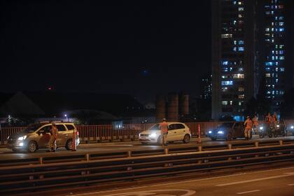 Puente Pueyrredón fue uno de los puntos nodales de control de permisos de circulación en AMBA