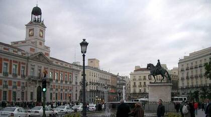 La Puerta del Sol, en Madrid