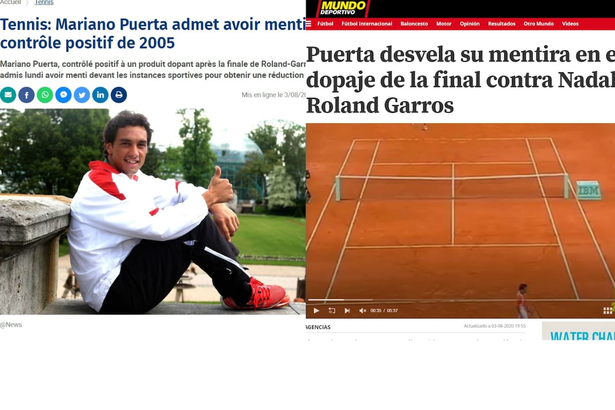 Puerta, en los sitios de Le Soir, de Bélgica, y Mundo Deportivo, de España