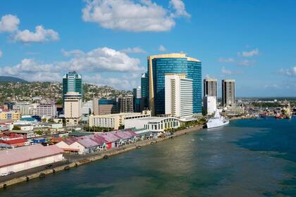 Puerto España, capital de Trinidad y Tobago.