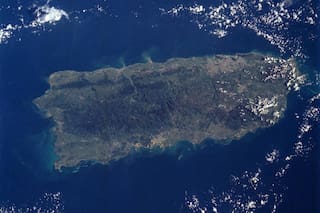 La NASA muestra desde el espacio la sequía en Puerto Rico