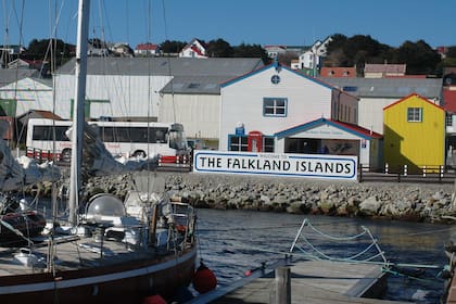 Puerto Stanley, en las islas Malvinas