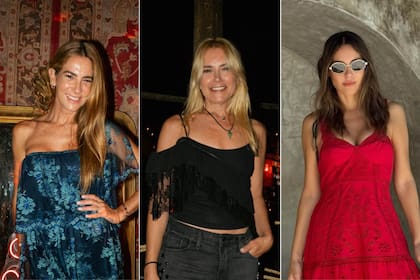 Puli Demaría, Valeria Mazza y Carolina "Pampita" Ardohain