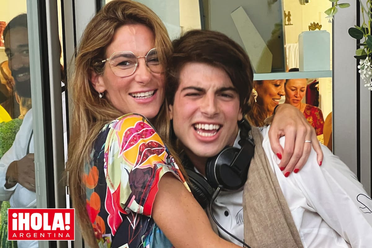 Puli y Sylvestre Corti Maderna en una imagen de su álbum personal.