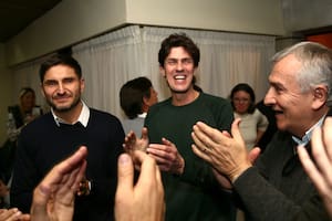Pullaro, Lousteau y Morales festejan el triunfo