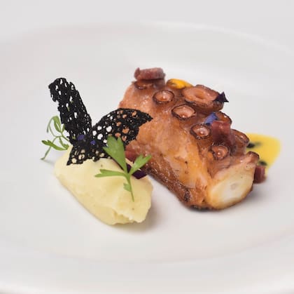Pulpo español al hierro