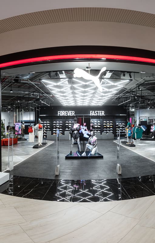 PUMA marcó un hito histórico inaugurando su local más grande de Latinoamérica en Unicenter