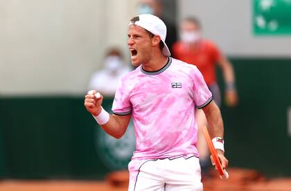 Puño en alto para Schwartzman, que consiguió superar a un rival complejo y sigue sin ceder sets en lo que va del torneo