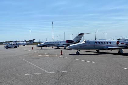 Punta del Este tuvo la llegada de 260 aviones privados en lo que va de la semana, en la previa a año nuevo