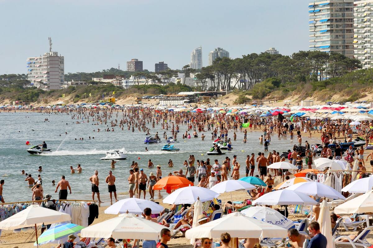Punta del Este, uno de los balnearios uruguayos preferidos por los argentinos