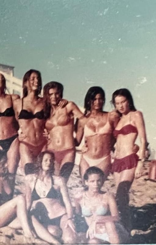 Punta del Este, verano de 1995. Dotto Beach, de Pancho Dotto, en Laguna Garzón