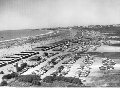 Punta Mogotes en la década de 1960