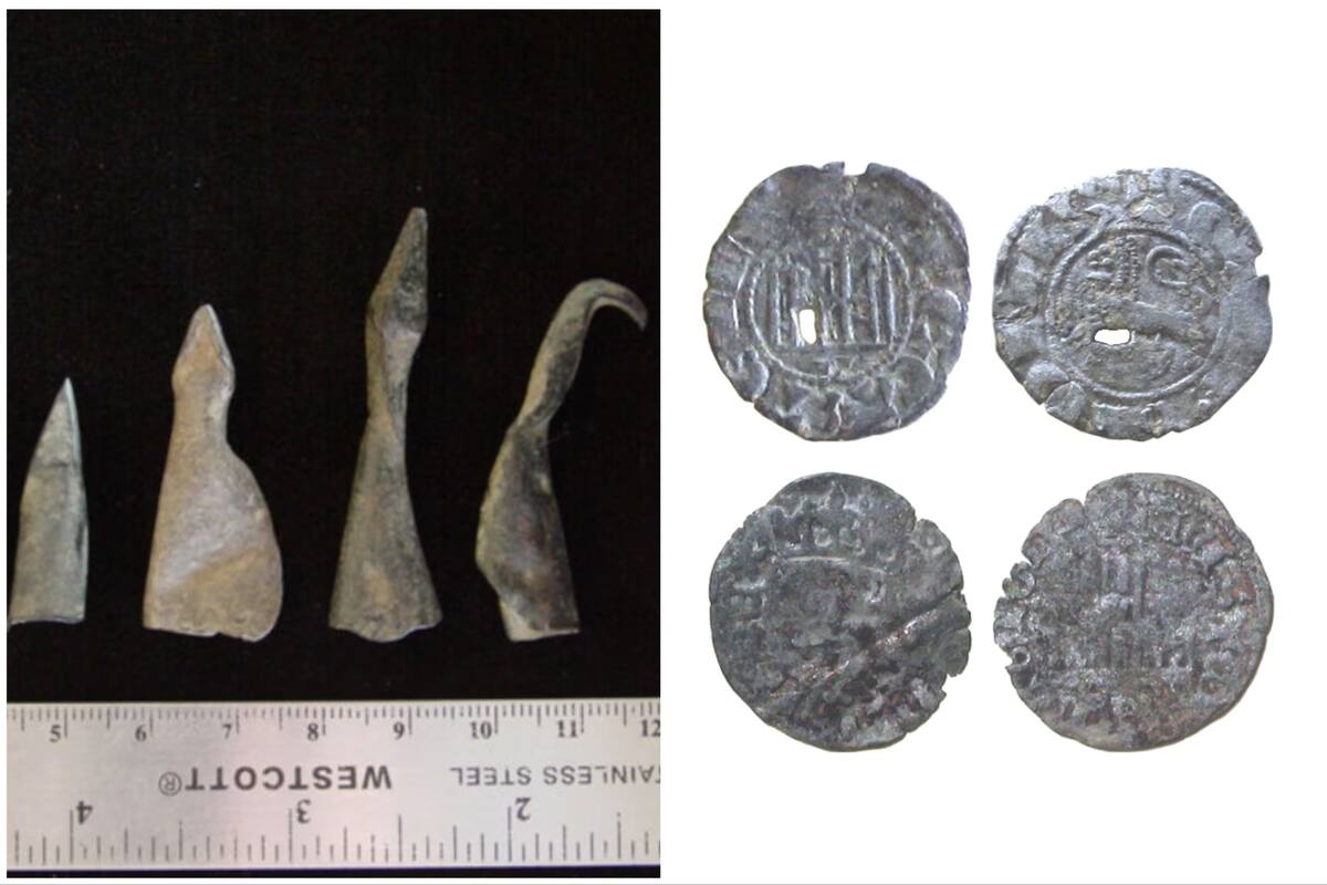 Puntas de ballesta de la expedición de Francisco Vázquez de Coronado y Luján y moneda medievales encontradas en el yacimiento de Blanco Canyon (Texas)