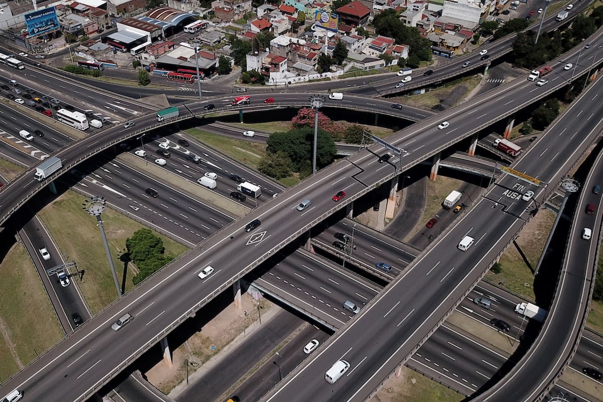 puntos más peligrosos de las autopistas porteñas. AUSA general paz y au Perito moreno