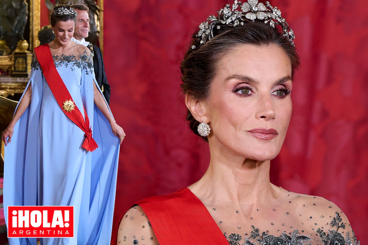 Puro glamour y majestuosidad, la Reina causó sensación con su espectacular estilismo