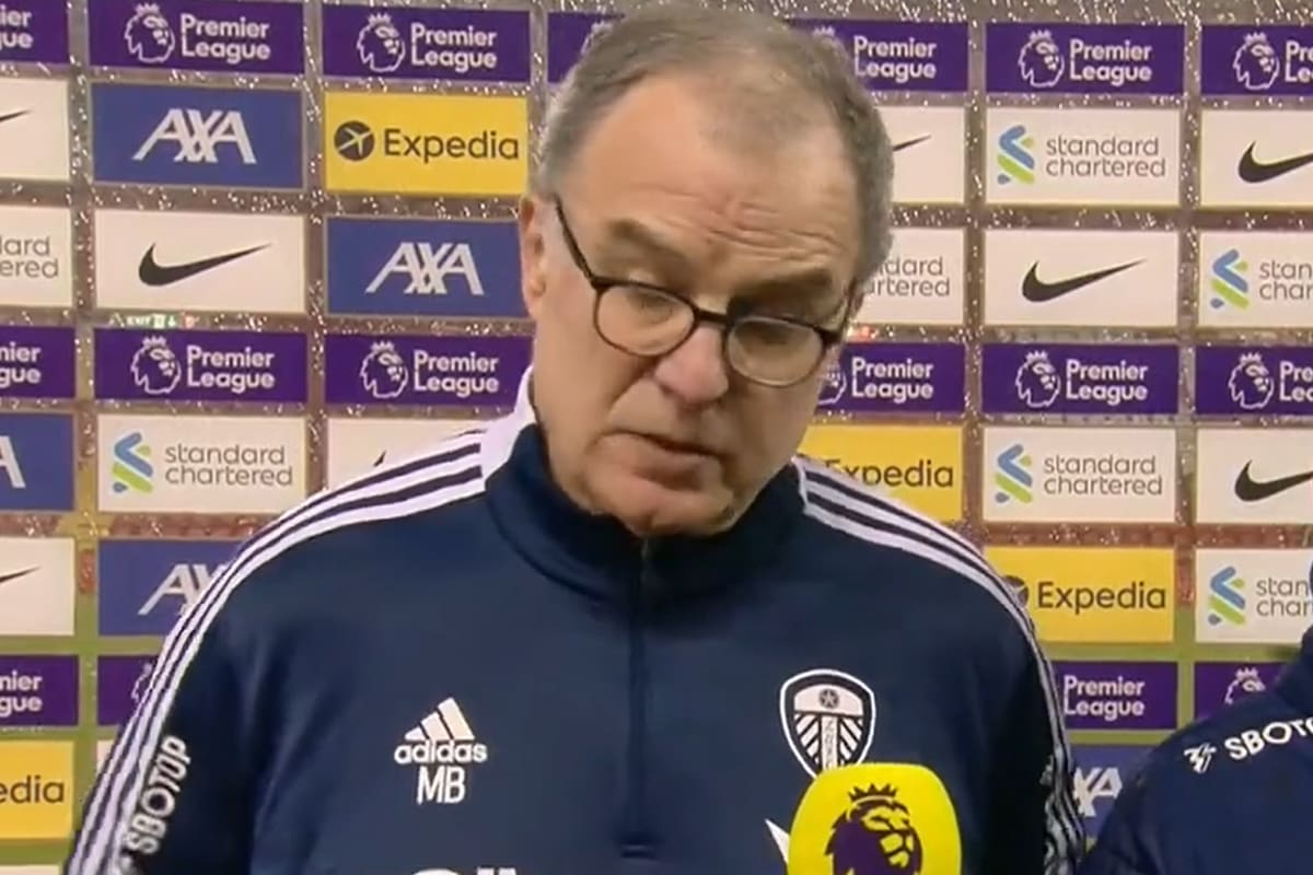 "Puta madre", dijo Bielsa ante la sexta pregunta de un periodista británico